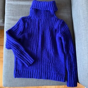Banana republic wool turtleneck chunky sweater S